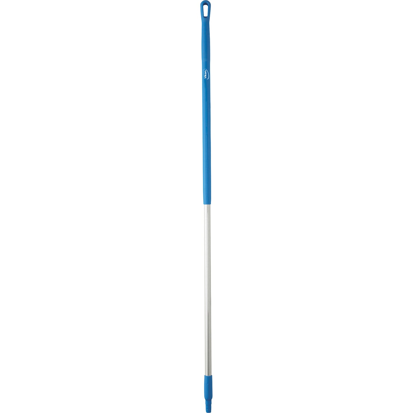 Aluminium handle, ergonomic, Ø 31 mm, length 1510 mm, pack of 10, blue.