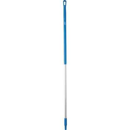 Aluminium handle, ergonomic, Ø 31 mm, length 1510 mm, pack of 10, blue.