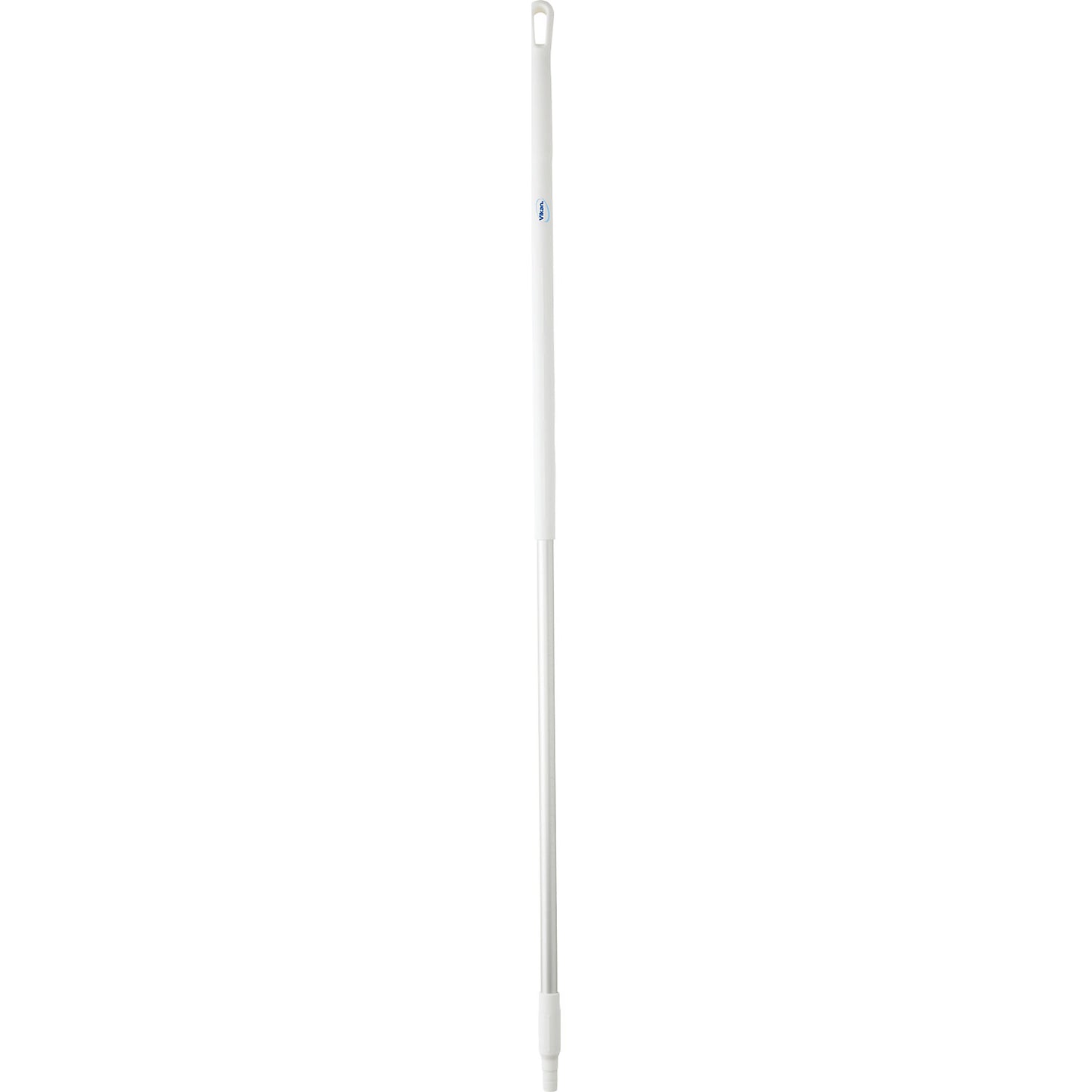 Aluminium handle, ergonomic, Ø 31 mm, length 1510 mm, pack of 10, white.