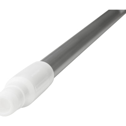 Aluminium handle, ergonomic, Ø 31 mm, length 1510 mm, pack of 10, white.
