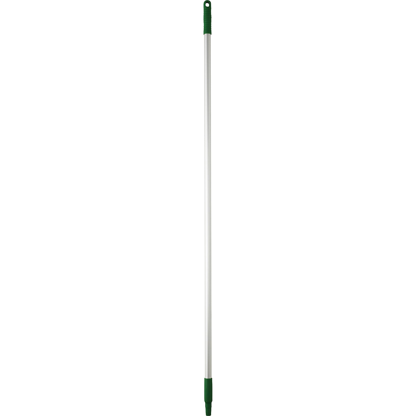 Aluminium handle, Ø 25 mm, pack of 10, green.
