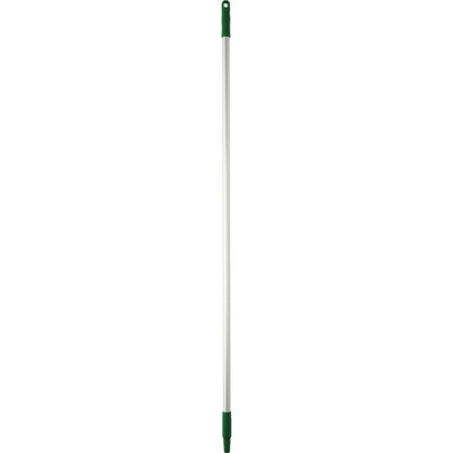 Aluminium handle, Ø 25 mm, pack of 10, green.
