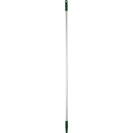 Aluminium handle, Ø 25 mm, pack of 10, green.