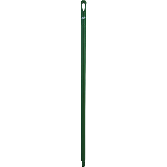 Handle, hygienic, Ø 34 mm, length 1300 mm, pack of 10, green.