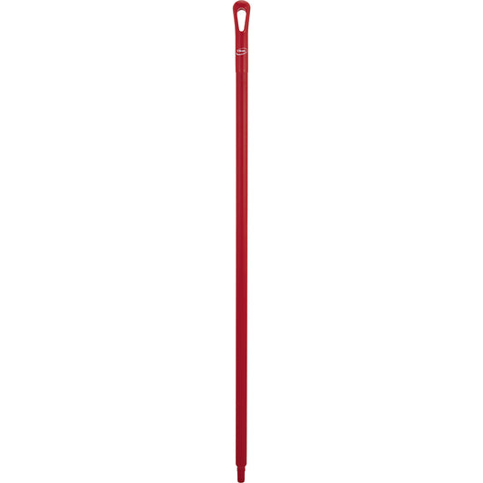 Handle, hygienic, Ø 34 mm, length 1300 mm, pack of 10, red.