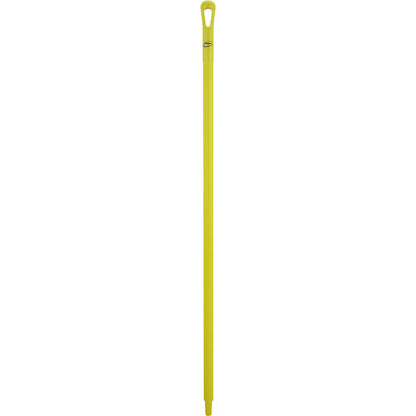 Handle, hygienic, Ø 34 mm, length 1300 mm, pack of 10, yellow.