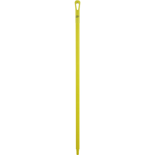 Handle, hygienic, Ø 34 mm, length 1300 mm, pack of 10, yellow.