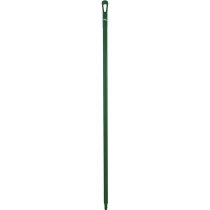 Handle, hygienic, Ø 34 mm, length 1500 mm, pack of 10, green.