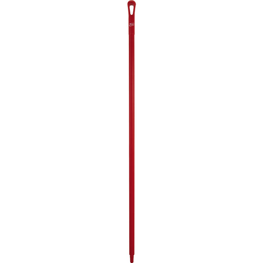 Handle, hygienic, Ø 34 mm, length 1500 mm, pack of 10, red.