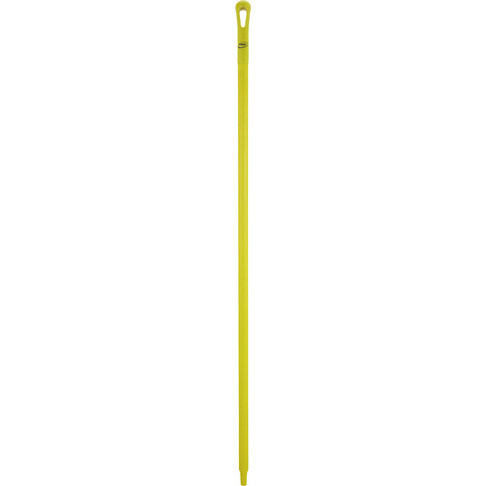 Handle, hygienic, Ø 34 mm, length 1500 mm, pack of 10, yellow.