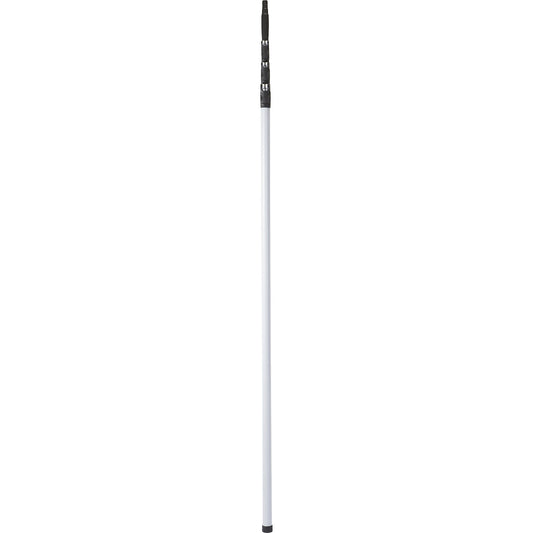 Fibreglass threaded telescopic handle, Ø 34 mm, grey.
