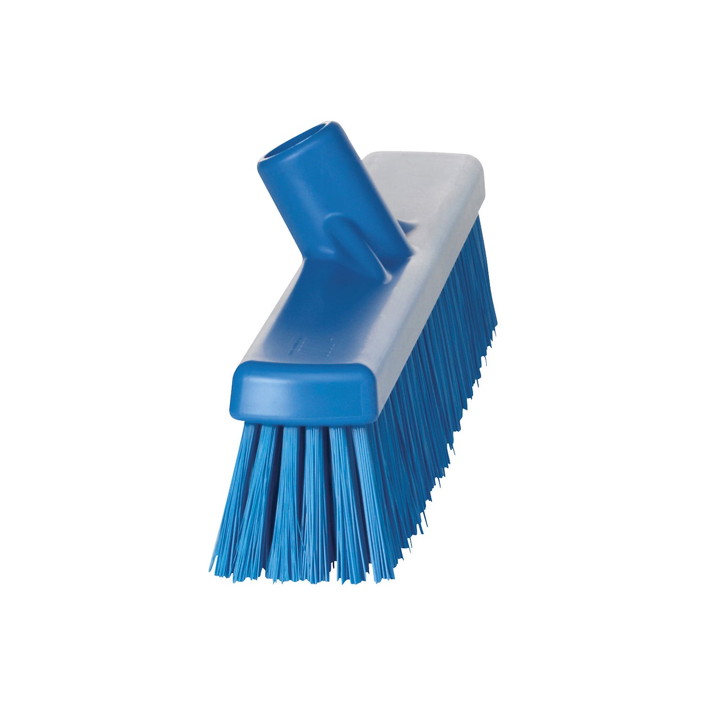 Broom, width 410 mm, soft/hard, pack of 10, blue.