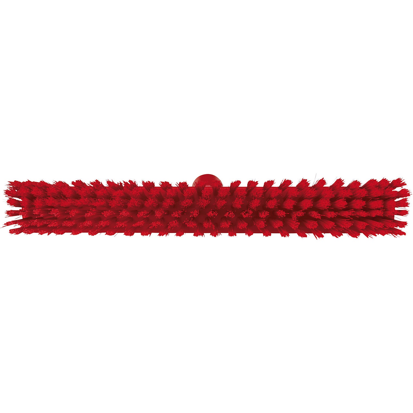 Broom, width 410 mm, soft/hard, pack of 10, red.