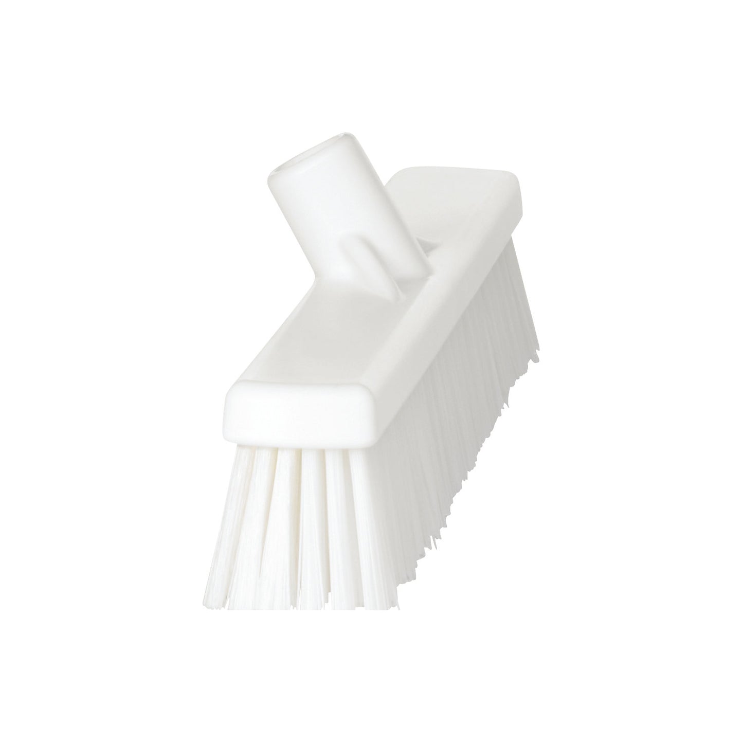 Broom, width 410 mm, soft/hard, pack of 10, white.