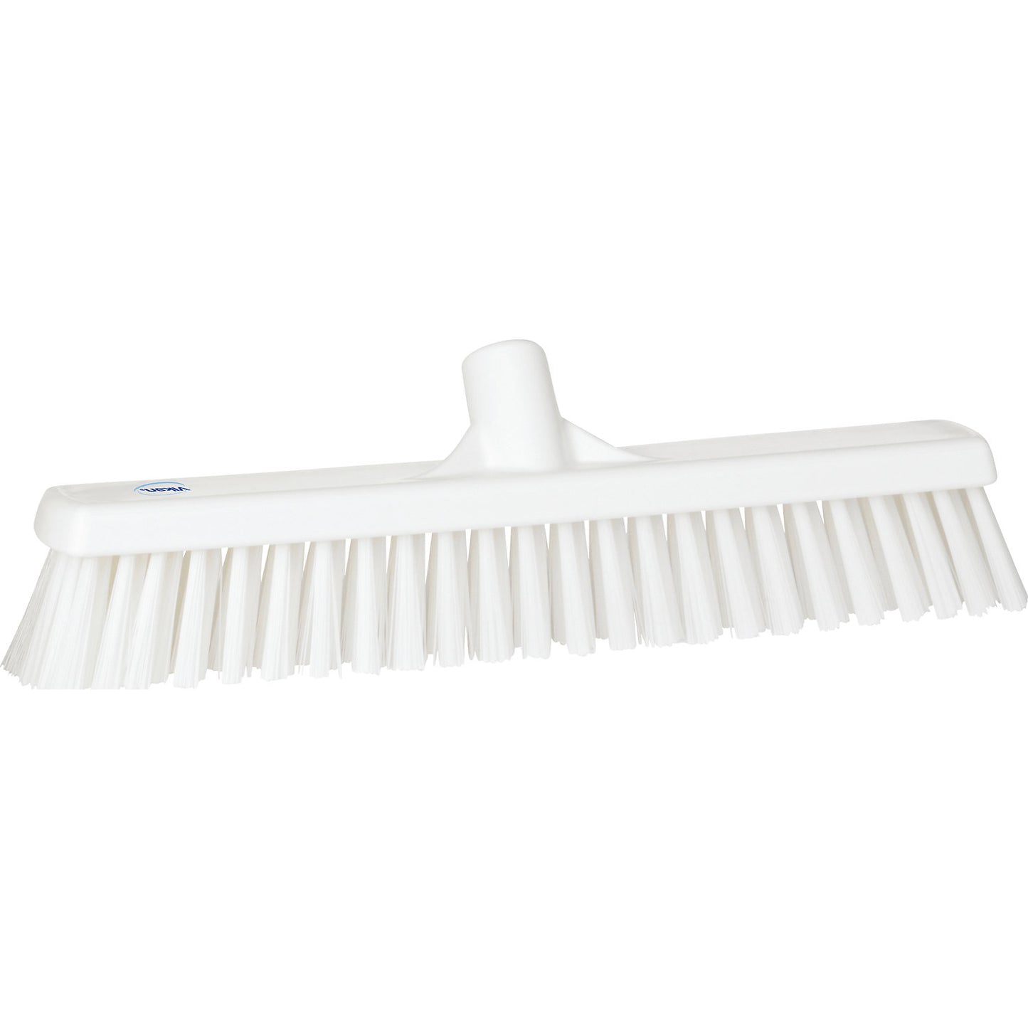 Broom, width 410 mm, soft/hard, pack of 10, white.