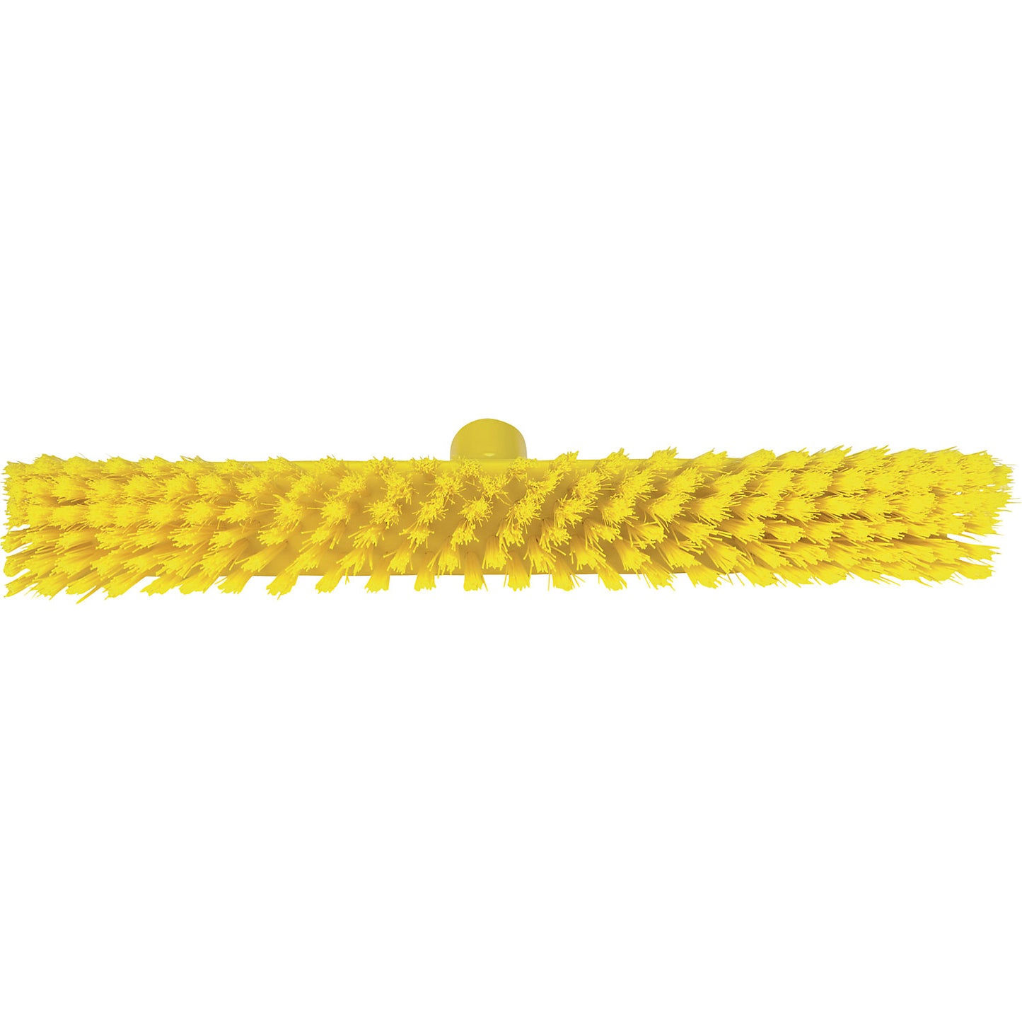 Broom, width 410 mm, soft/hard, pack of 10, yellow.