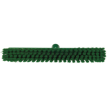 Broom, width 410 mm, soft, pack of 10, green.