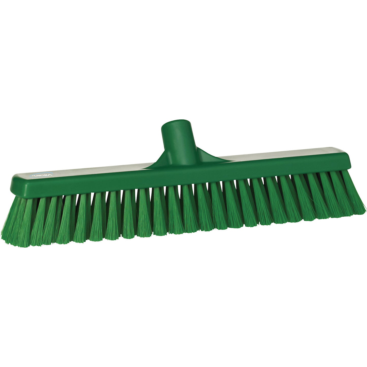Broom, width 410 mm, soft, pack of 10, green.