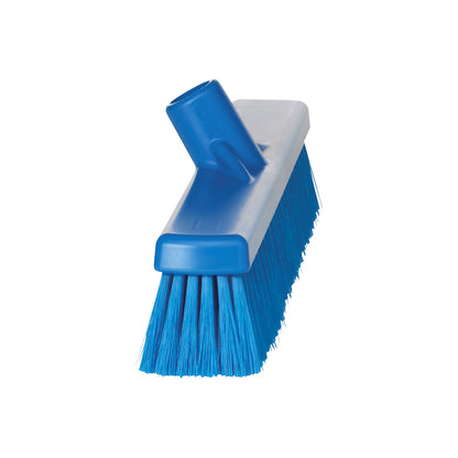 Broom, width 410 mm, soft, pack of 10, blue.