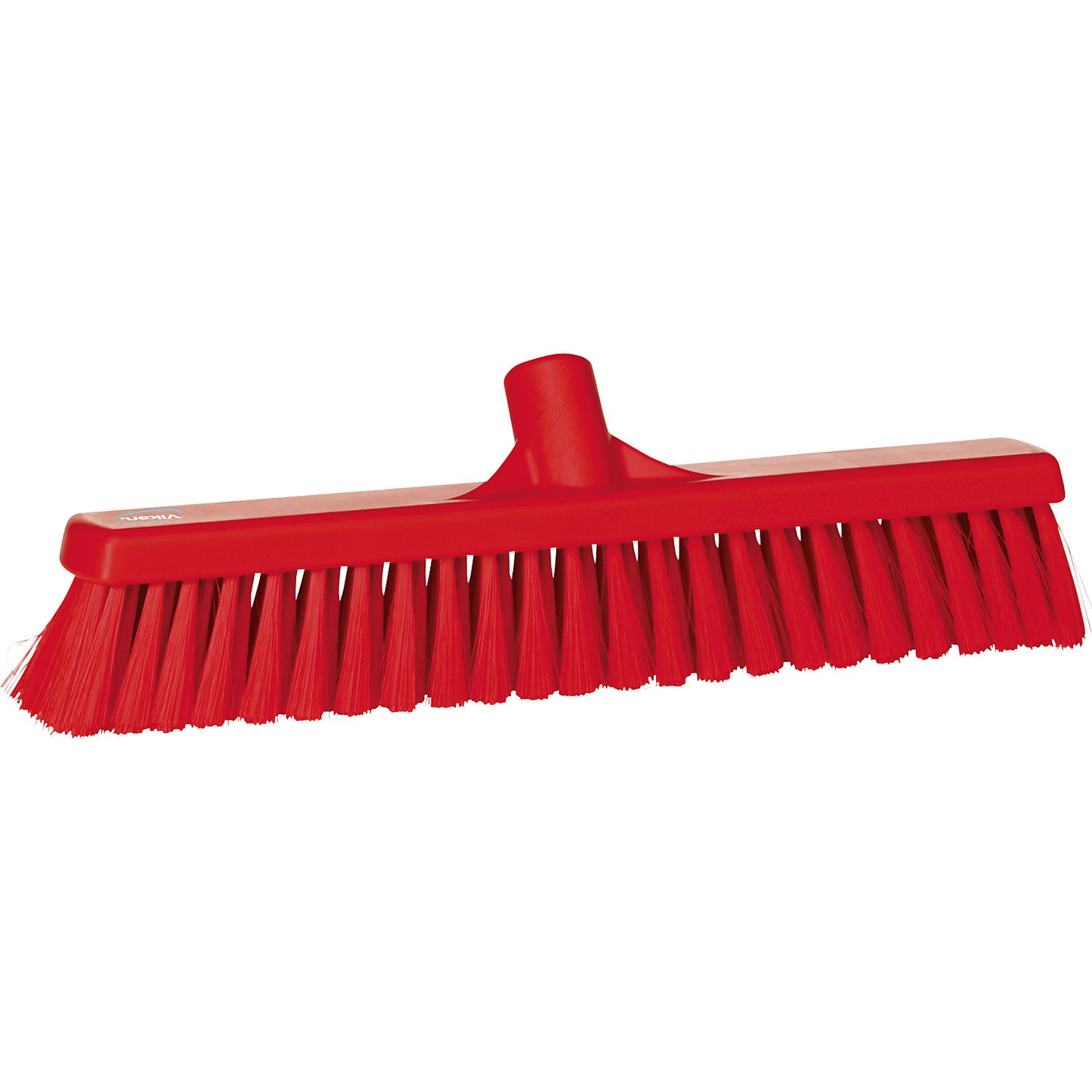 Broom, width 410 mm, soft, pack of 10, red.
