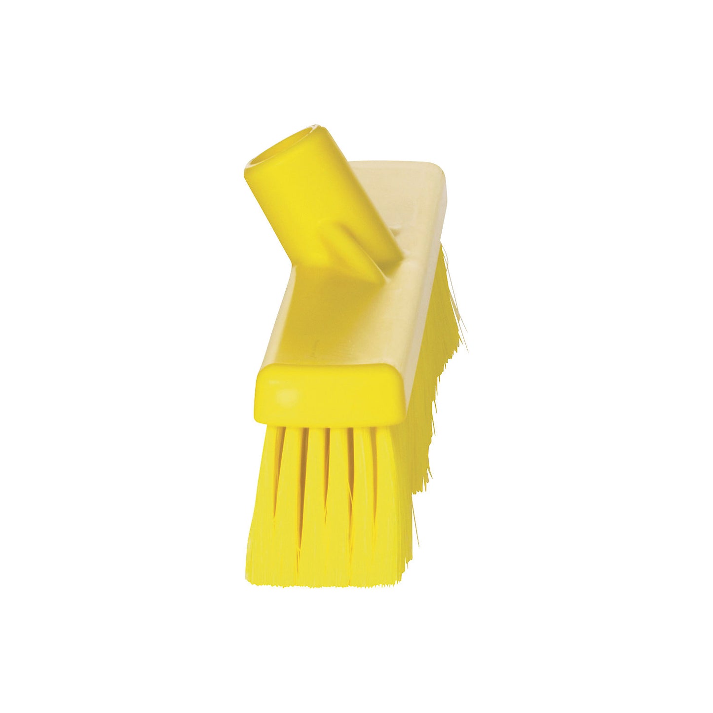 Broom, width 410 mm, soft, pack of 10, yellow.