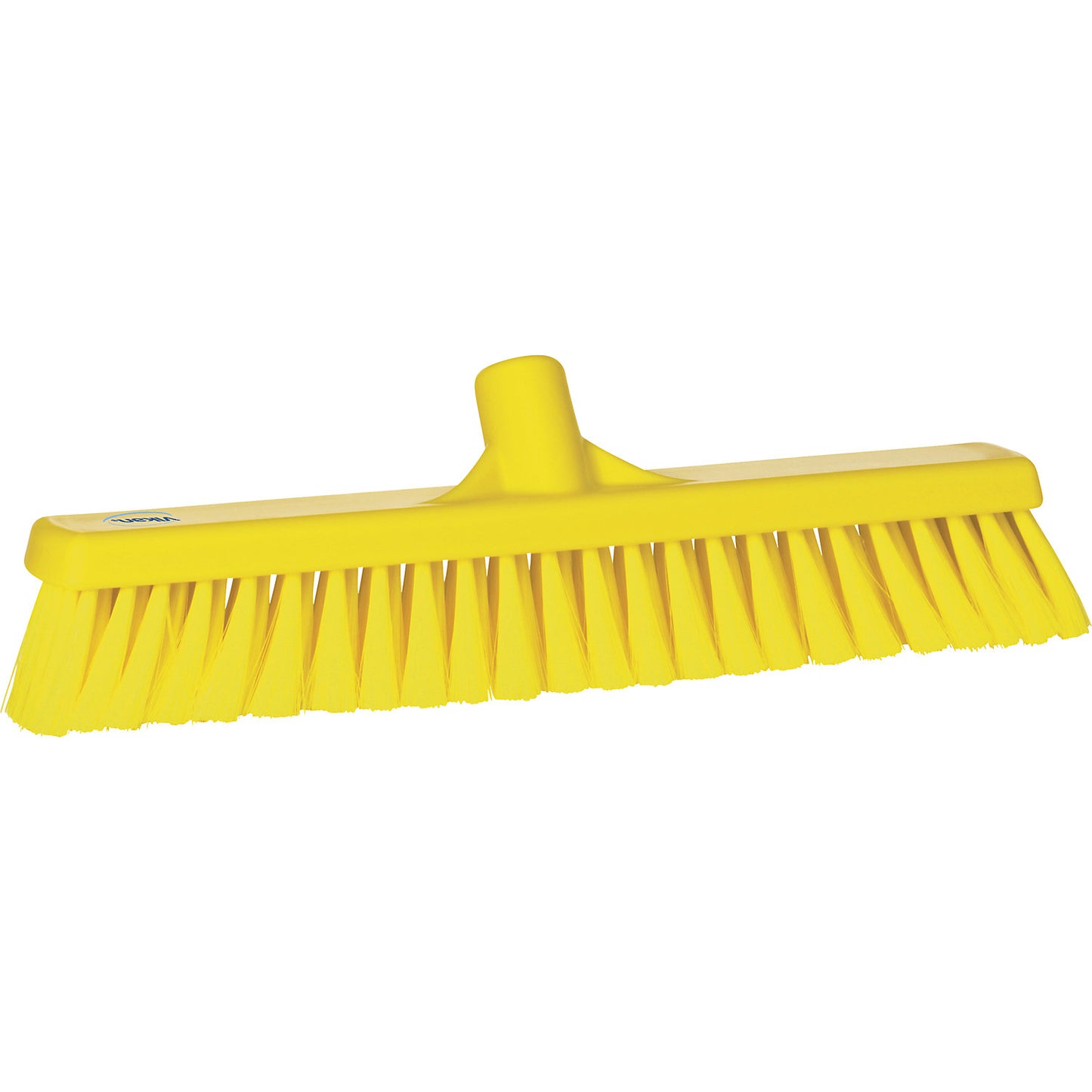 Broom, width 410 mm, soft, pack of 10, yellow.