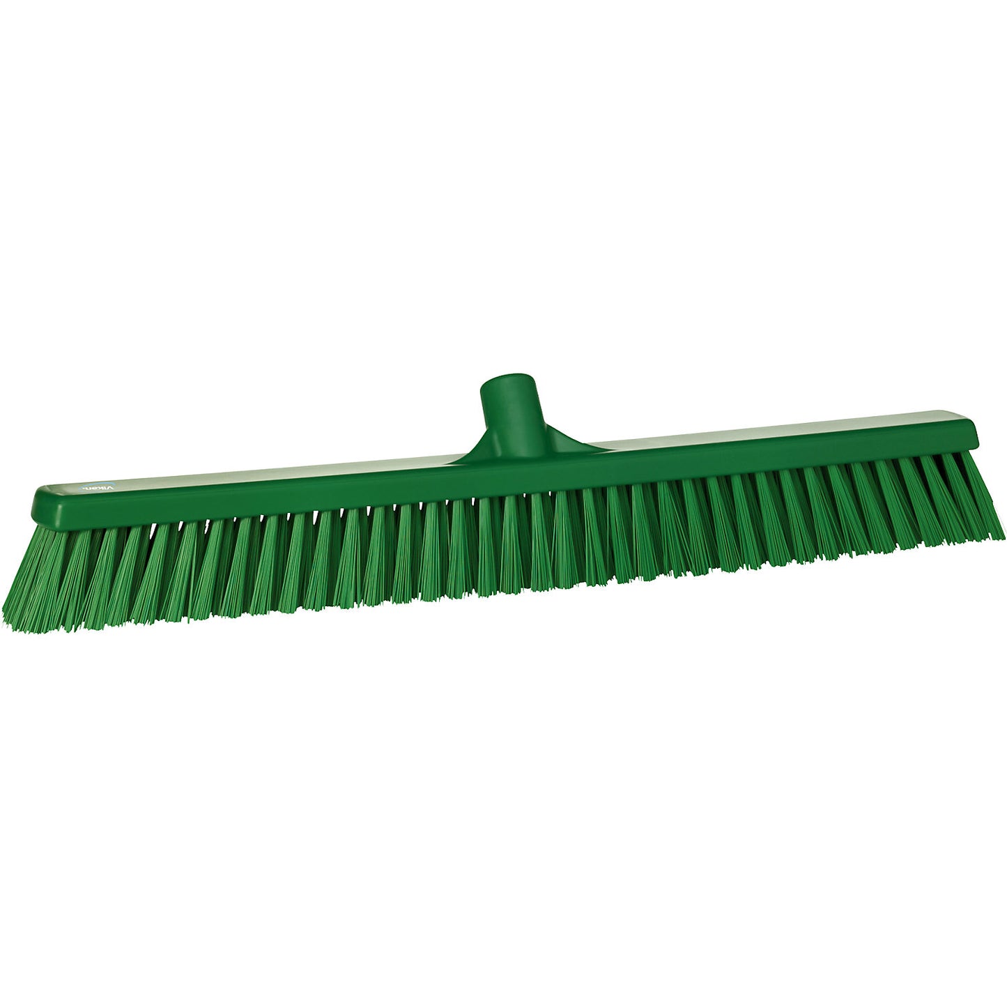 Broom, width 610 mm, soft/hard, pack of 10, green.