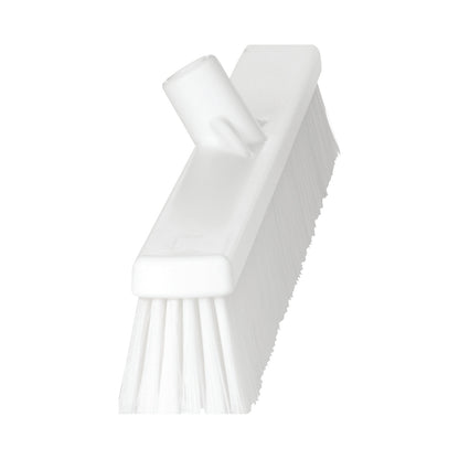 Broom, width 610 mm, soft/hard, pack of 10, white.