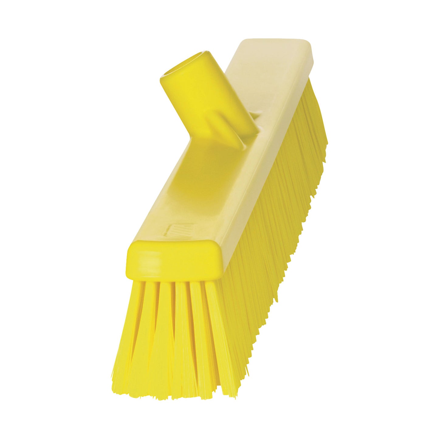 Broom, width 610 mm, soft/hard, pack of 10, yellow.