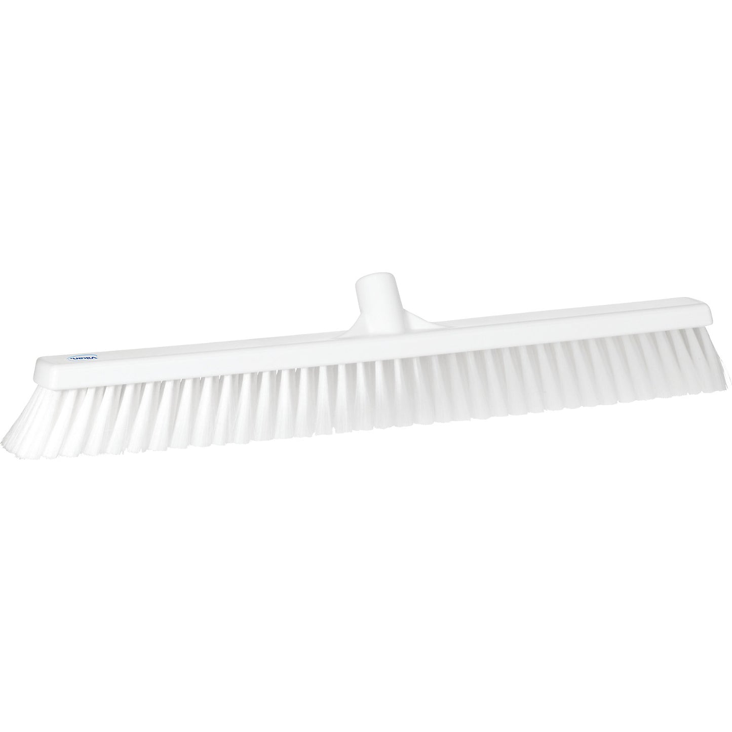 Broom, width 610 mm, soft, pack of 10, white.