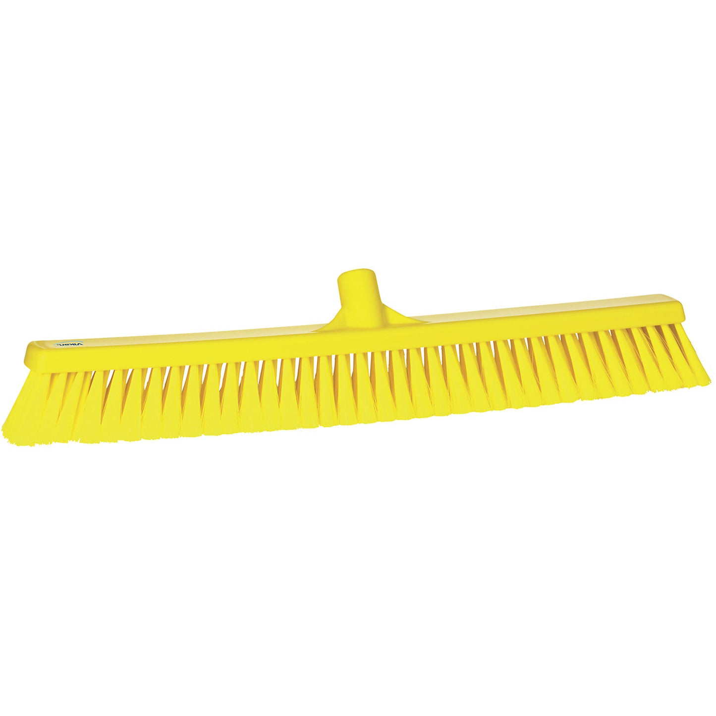 Broom, width 610 mm, soft, pack of 10, yellow.