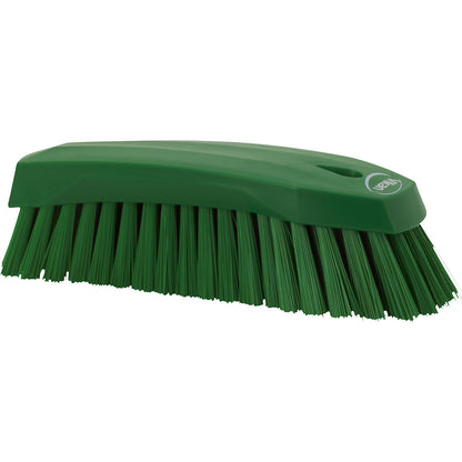 Washing brush, L, hard, pack of 15, green.