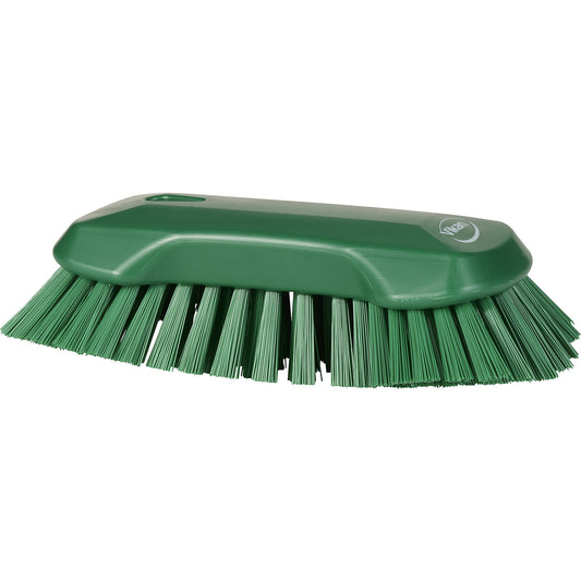 Washing brush, XL, extra hard, pack of 10, green.