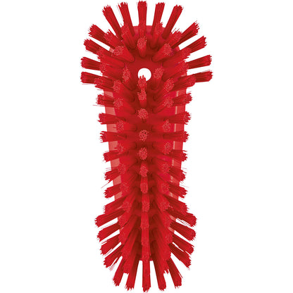 Washing brush, XL, extra hard, pack of 10, red.