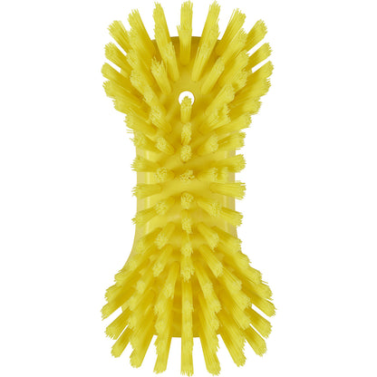 Washing brush, XL, extra hard, pack of 10, yellow.