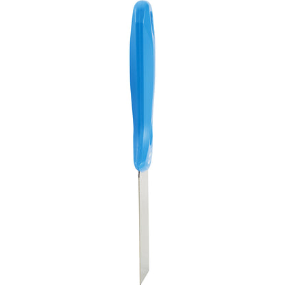Hand scraper with stainless steel blade, width 50 mm, pack of 10, blue.