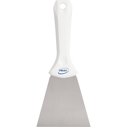 Hand scraper with stainless steel blade, width 100 mm, pack of 10, white.