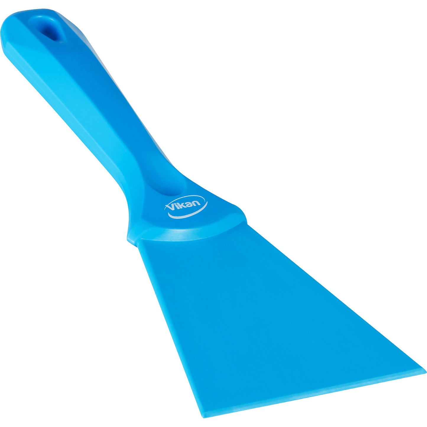 Hand scraper with nylon blade, width 100 mm, pack of 10, blue.