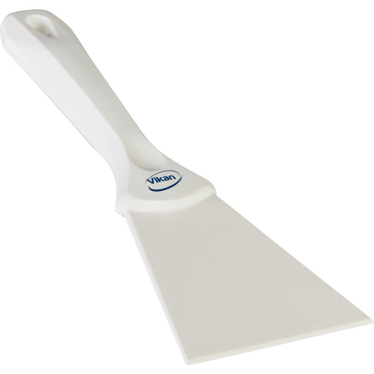 Hand scraper with nylon blade, width 100 mm, pack of 10, white.