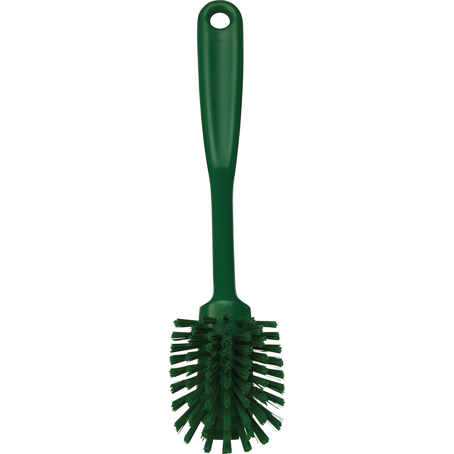 Scrubbing brush with scraper edge, medium, pack of 20, green.