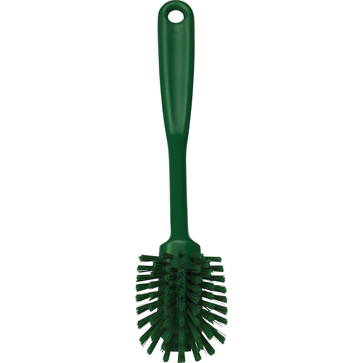 Scrubbing brush with scraper edge, medium, pack of 20, green.