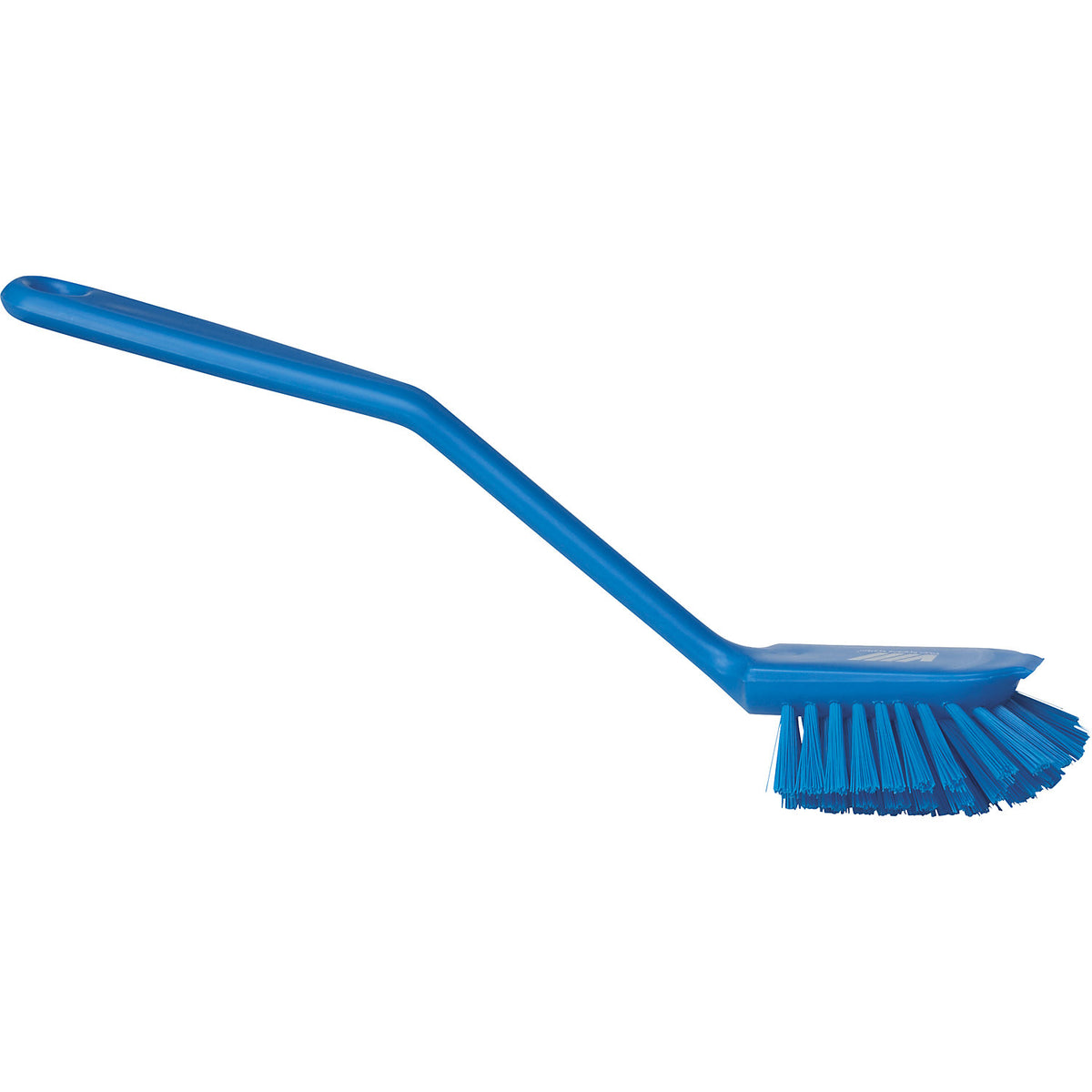 Scrubbing brush with scraper edge, medium, pack of 20, blue.