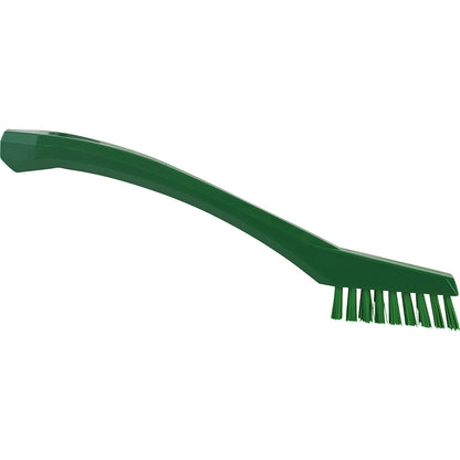 Detail brush, extra hard, pack of 10, green.