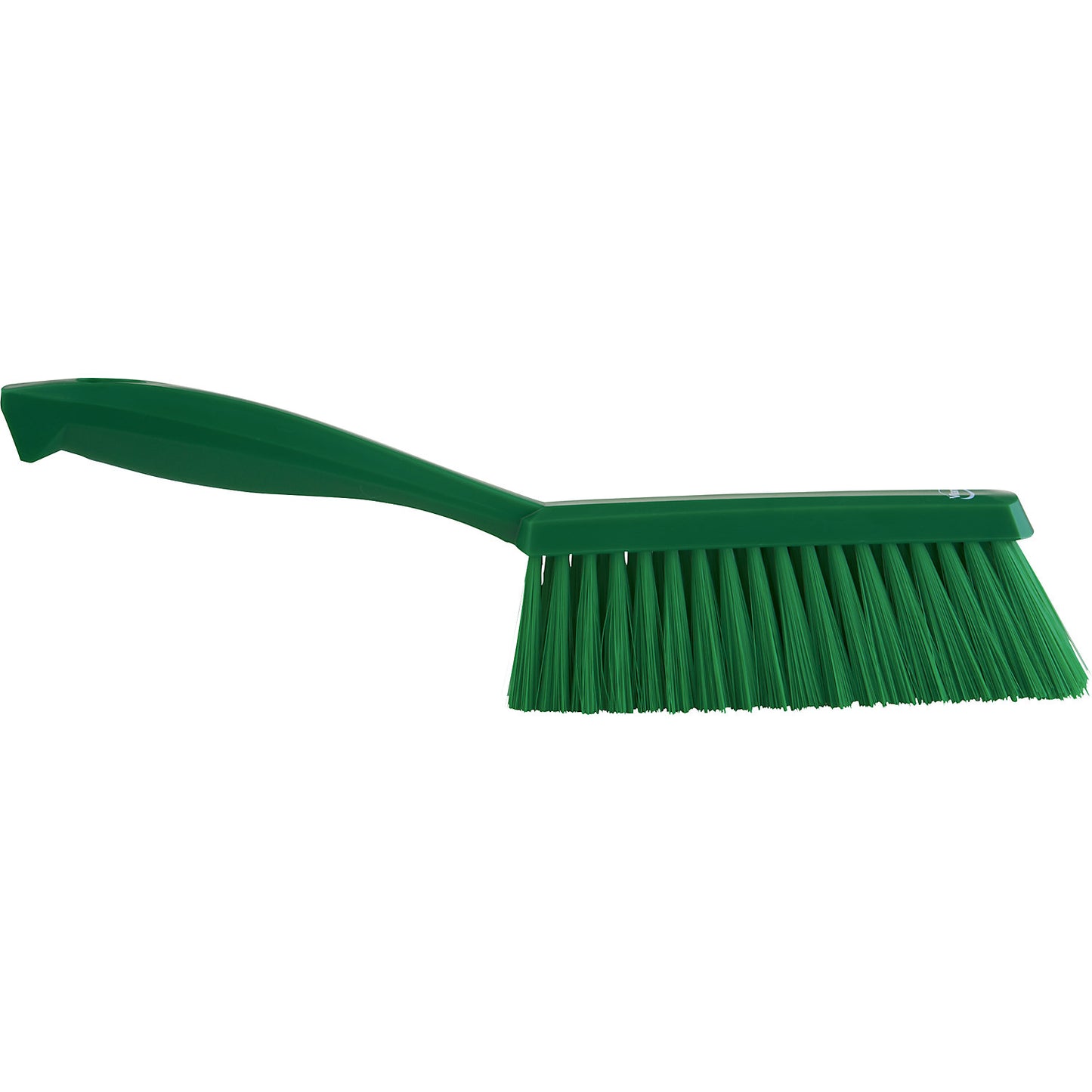 Hand brush, suitable for foodstuffs, soft, pack of 15, green.