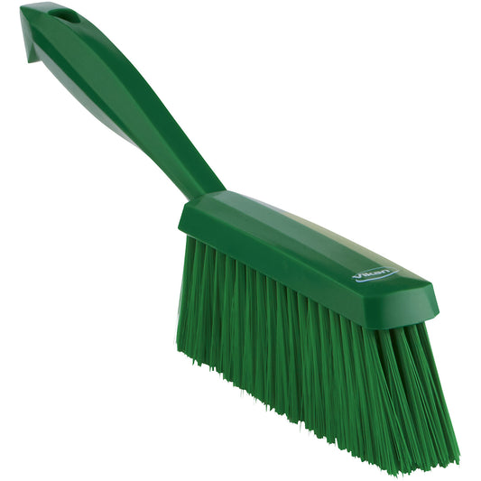 Hand brush, suitable for foodstuffs, soft, pack of 15, green.