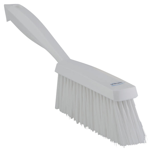 Hand brush, suitable for foodstuffs, soft, pack of 15, white.