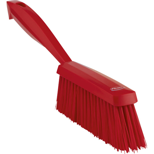 Hand brush, suitable for foodstuffs, medium, pack of 15, red.