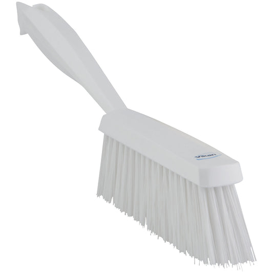 Hand brush, suitable for foodstuffs, medium, pack of 15, white.