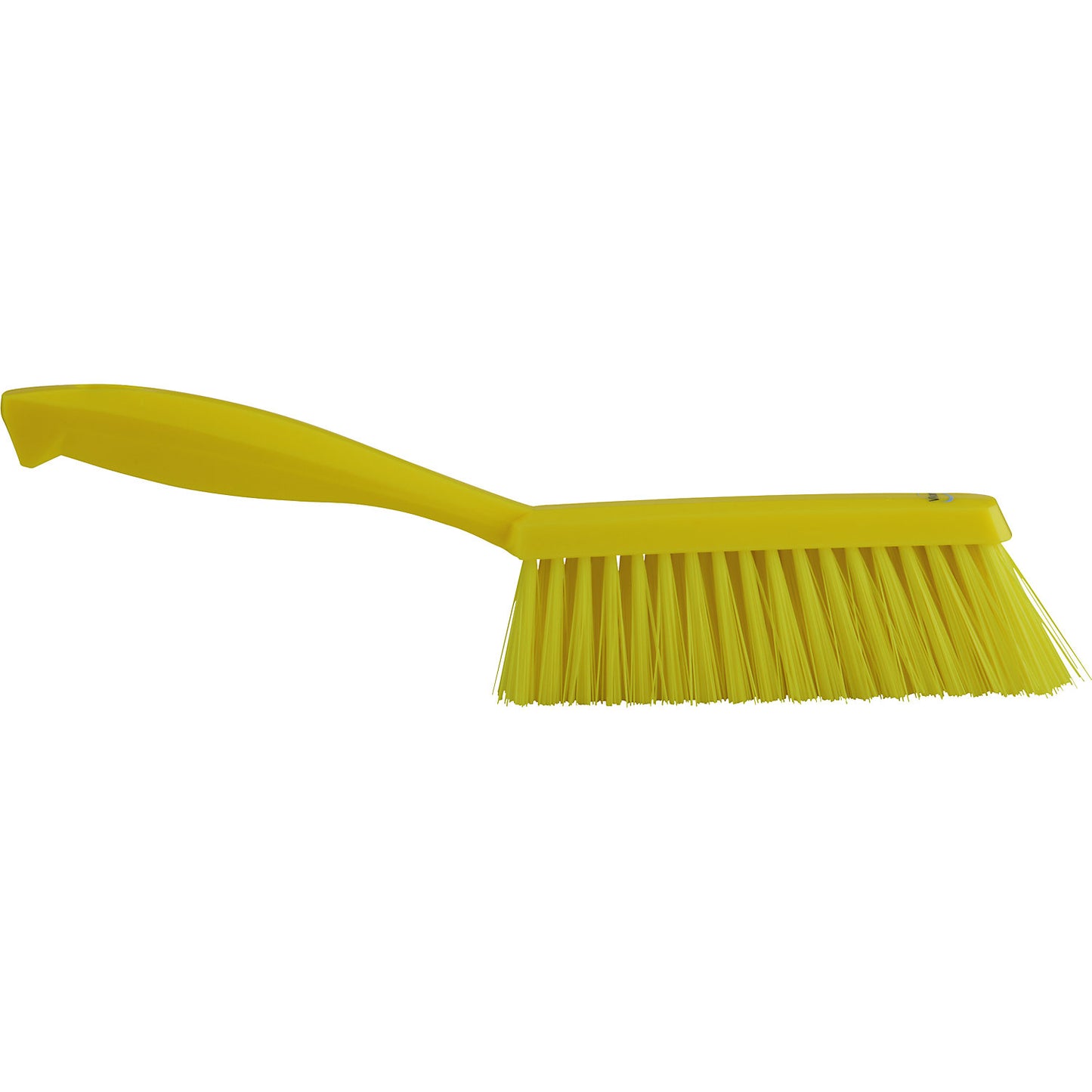 Hand brush, suitable for foodstuffs, medium, pack of 15, yellow.