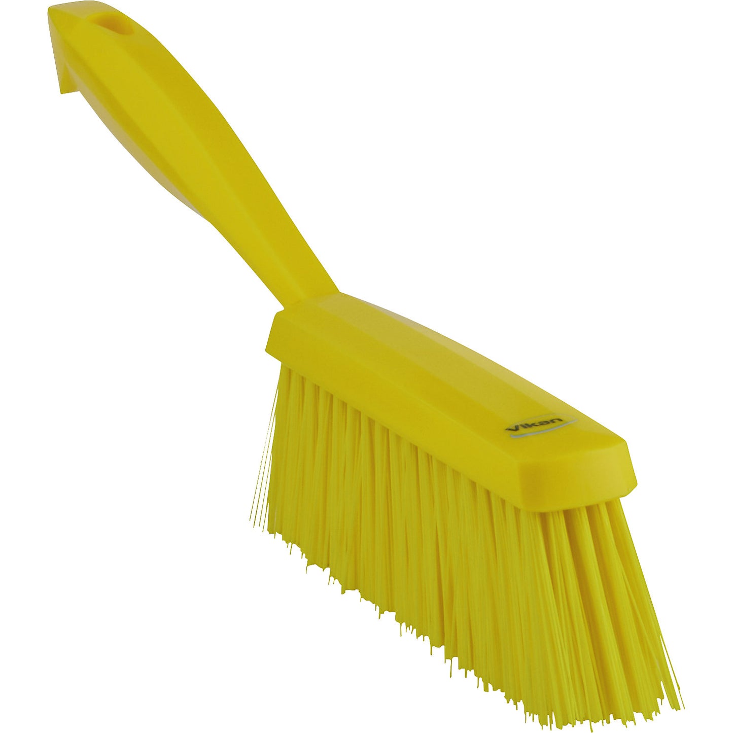 Hand brush, suitable for foodstuffs, medium, pack of 15, yellow.